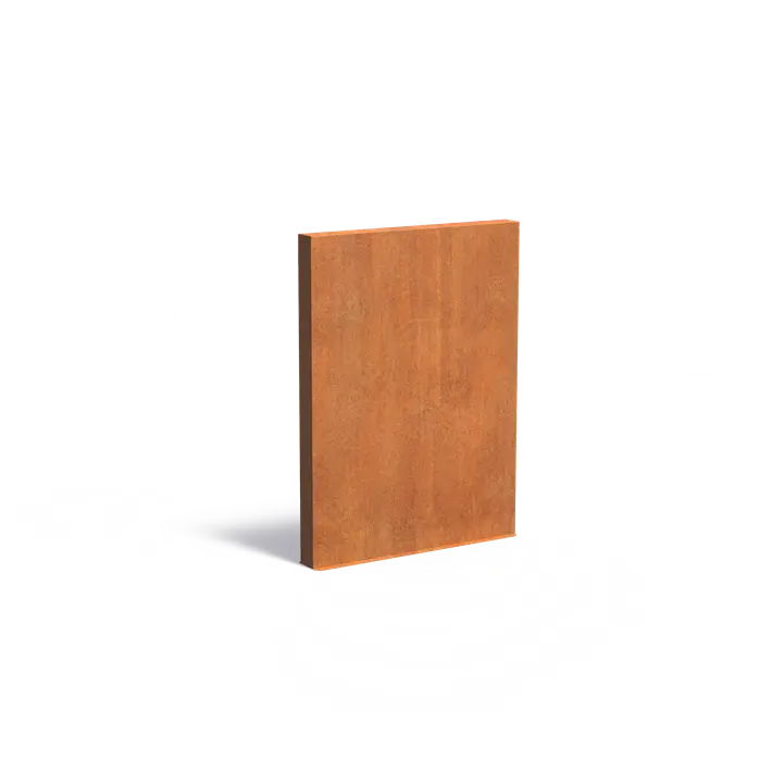 Sichtschutzwand Cortenstahl doppelwandig – 200 x 150 cm
