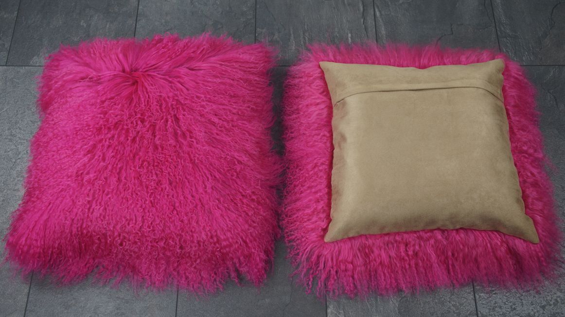 tibetlamm-fell-kissen-kissenhlle-tibetlammfell-kuschelig-pink tibetlamm-fell-kissen-kissenhlle-tibetlammfell-kuschelig-pink