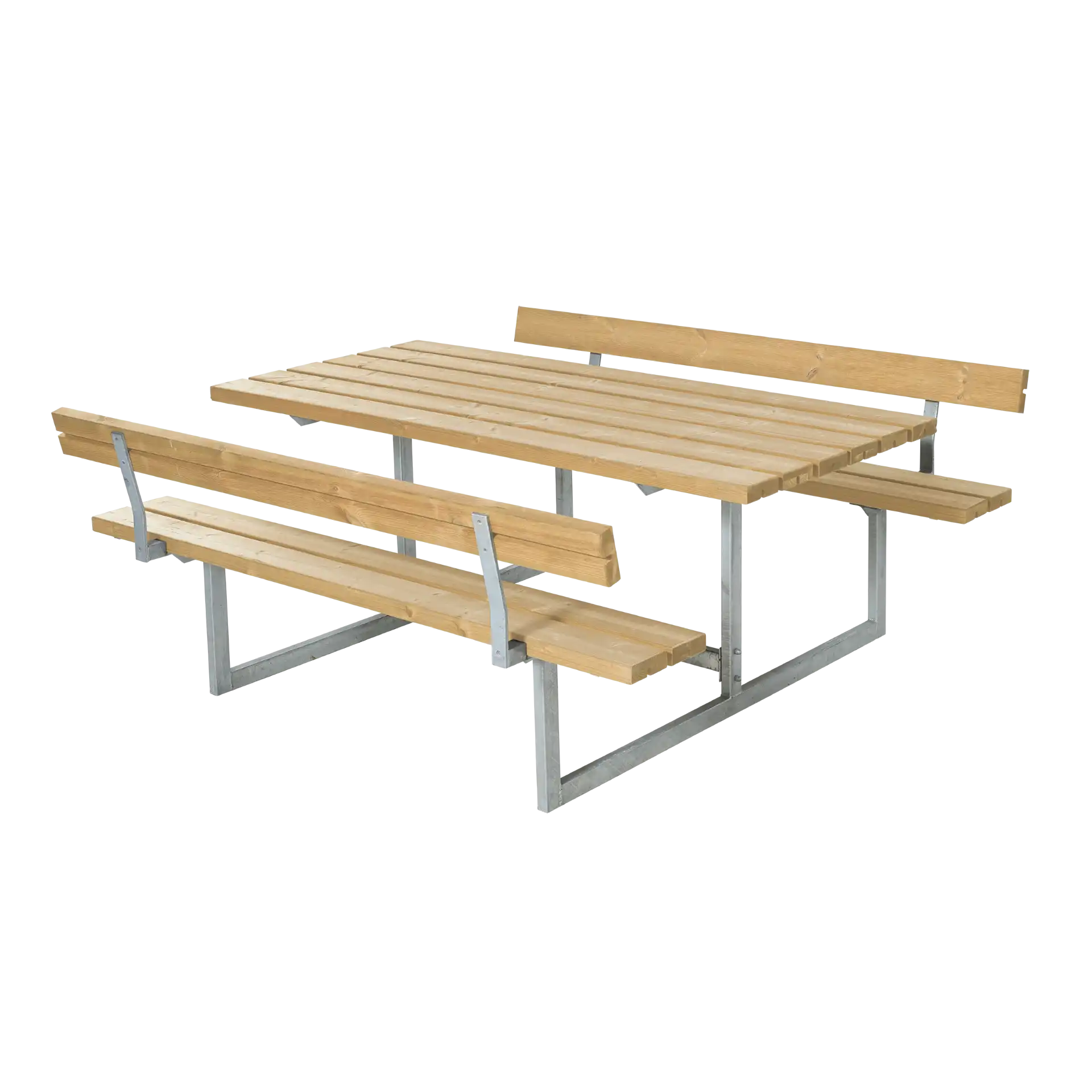 VARIO Outdoor-Sitzgruppe mit 2 Rückenlehnen,ThermoWood®