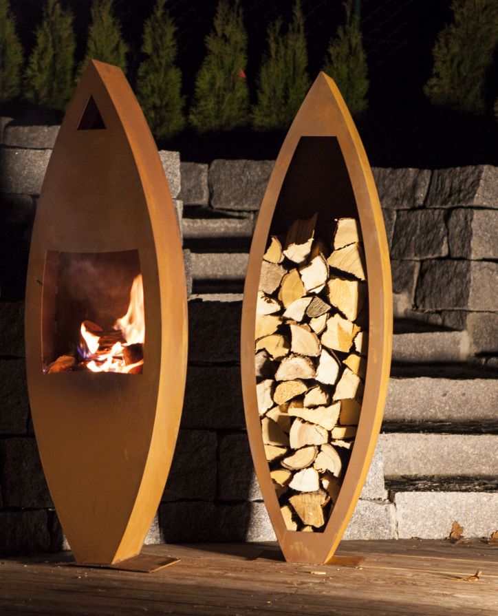 terrasssenkamin-gartenofen-holzlege-oval-corten-rostig-feuerstelle-2teilig-ambiente terrasssenkamin-gartenofen-holzlege-oval-corten-rostig-feuerstelle-2teilig-ambiente