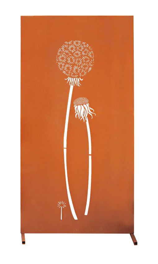 pusteblume-sichtschutz-element-metall-edelrost(1)
