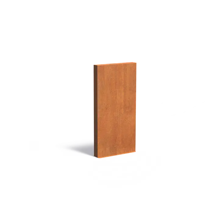Sichtschutzwand Cortenstahl doppelwandig – 200 x 100 cm