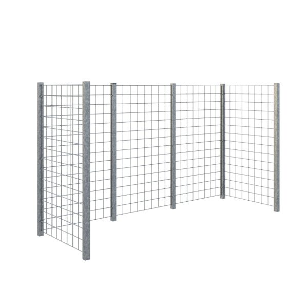 mlltonnenverkleidung-modern-mlltonnen-abtrennung-stahl-spalier-zum-beranken-4mlltonnen