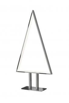 Moderne Leuchte Tannenbaum, LED, Weihnachts-Beleuchtung Silber/Aluminium | 50 cm