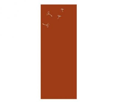 Sichtschutz-Element Rost-Optik, 160 cm, viele Motive Pusteblume 2
