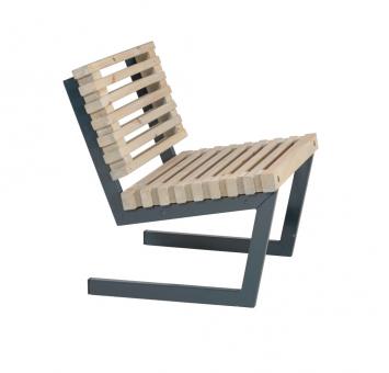 Design-Garten-Sessel aus Holz, Loft-Style 